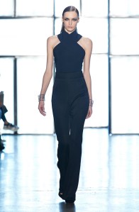 black cross jumpsuit