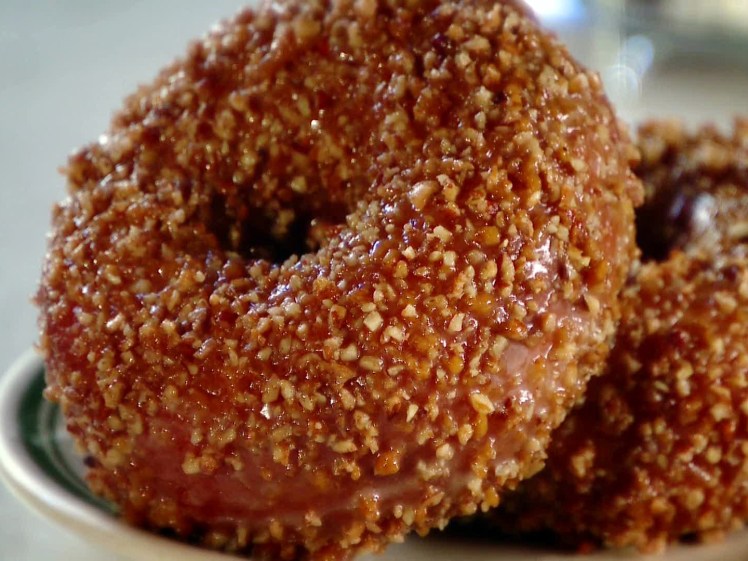 butter pecan doughnuts via food network