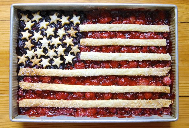 american flag cobbler via king arthur flour