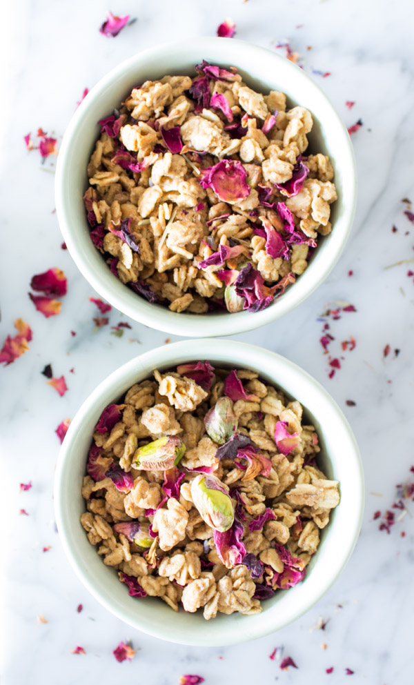 tahini granola via sweet potato soul