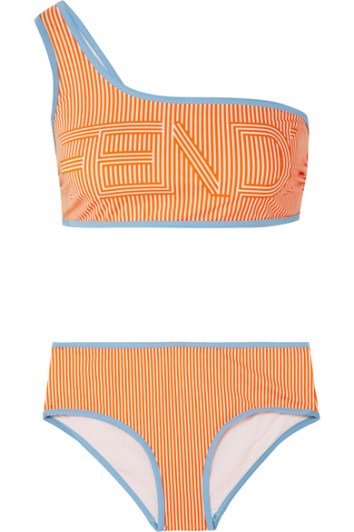fendi one shoulder bikini via net-a-porter